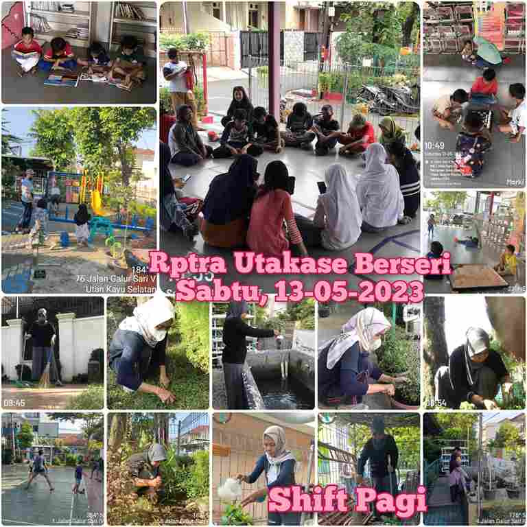 Piket Shift Pagi dan Shift Siang Pengelola RPTRA