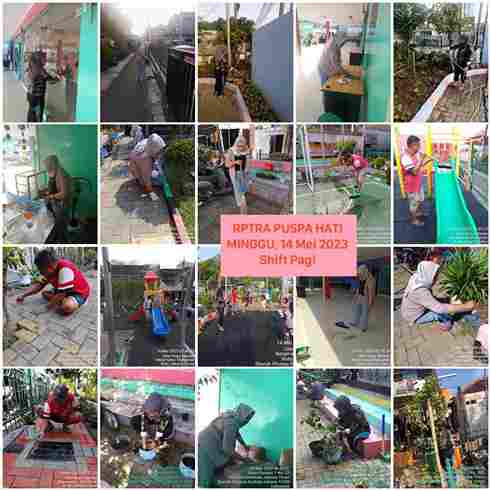 Piket Shift Pagi dan Shift Siang Pengelola RPTRA