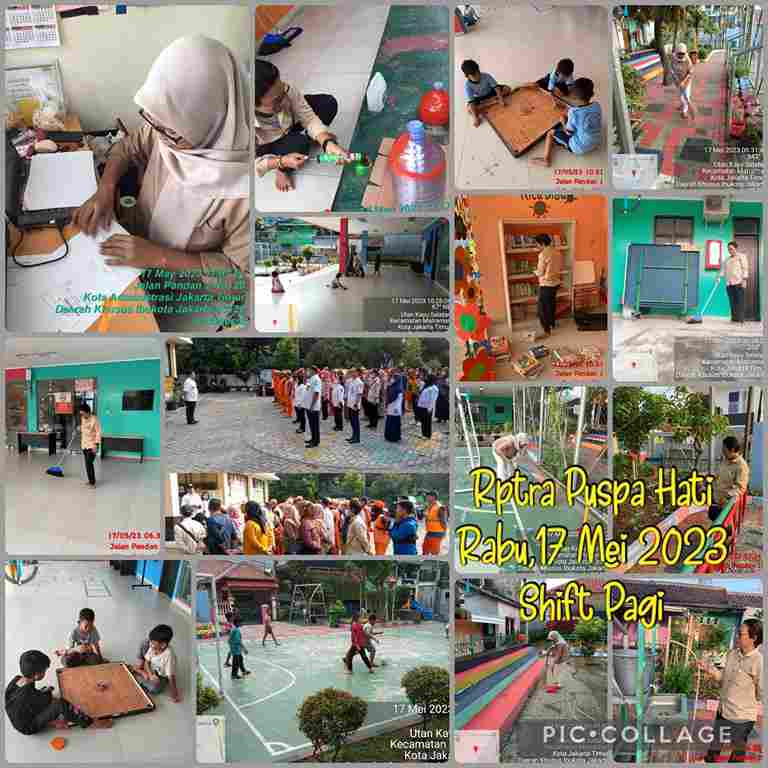 Piket Shift Pagi dan Shift Siang Pengelola RPTRA