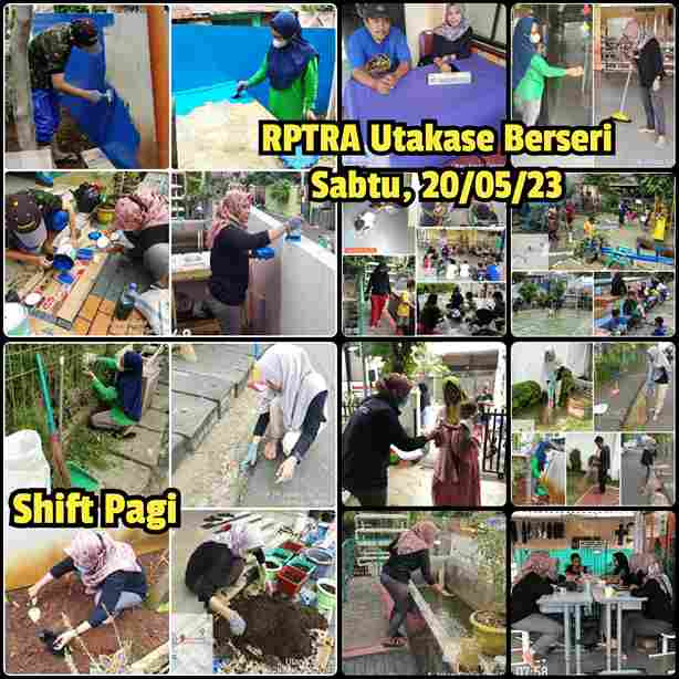 Piket Shift Pagi dan Shift Siang Pengelola RPTRA