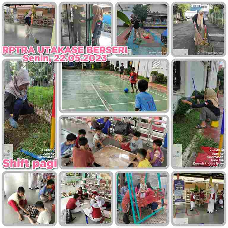 Piket Shift Pagi dan Shift Siang Pengelola RPTRA