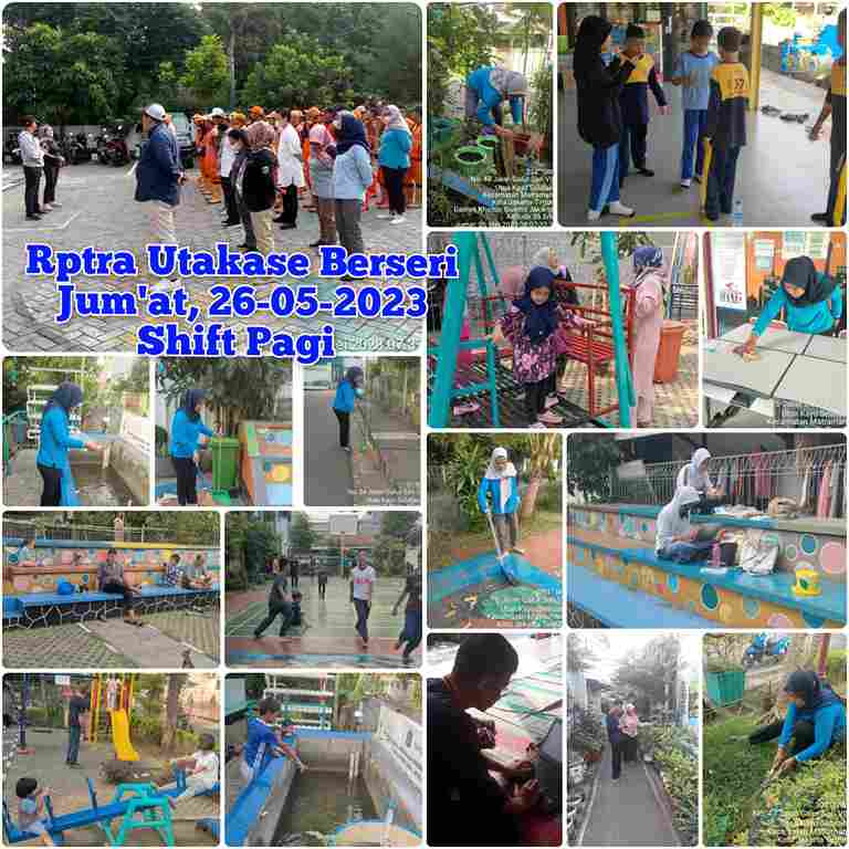 Piket Shift Pagi dan Shift Siang Pengelola RPTRA