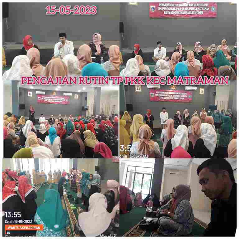 Pengajian Rutin TP PKK Kecamatan Matraman