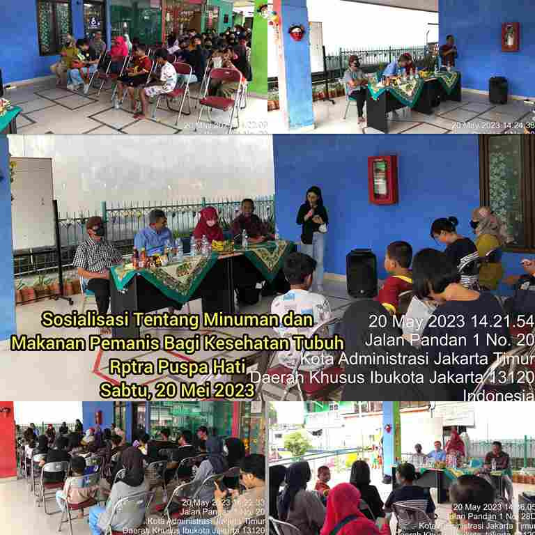 Sosialisasi tentang Minuman dan Makanan Pemanis bagi Kesehatan Tubuh