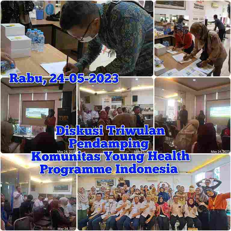 Diskusi Triwulan Pendamping Komunitas Young Health Programme Indonesia