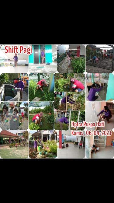 Piket Shift Pagi dan Shift Siang Pengelola RPTRA
