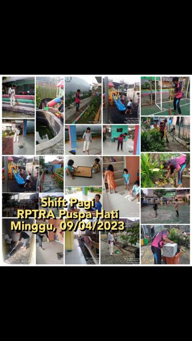 Piket Shift Pagi dan Shift Siang Pengelola RPTRA