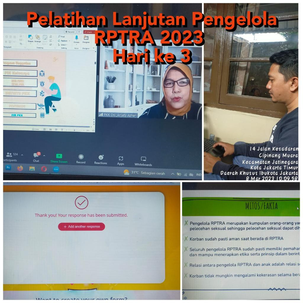 Pelatihan Pengelola RPTRA