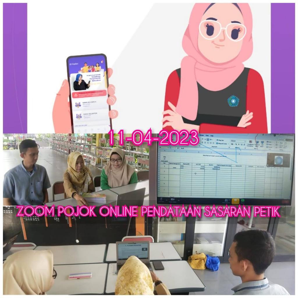 Zoom Meeting Pojok Online Pendataan Sasaran Petik