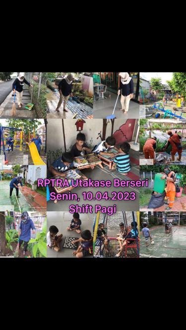 Piket Shift Pagi dan Shift Siang Pengelola RPTRA