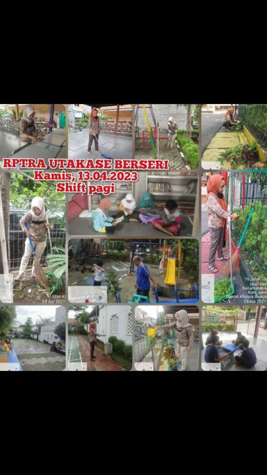 Piket Shift Pagi dan Shift Siang Pengelola RPTRA