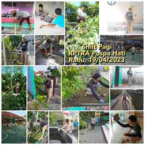 Piket Shift Pagi dan Shift Siang Pengelola RPTRA