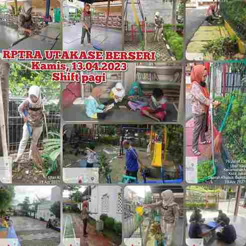 Piket Shift Pagi dan Shift Siang Pengelola RPTRA