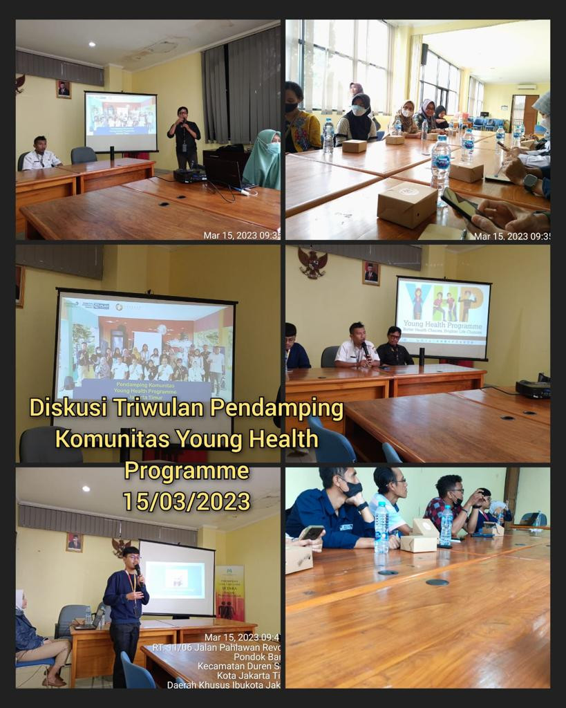 Diskusi Triwulan Pendampinng Komunitas Young Health Programme