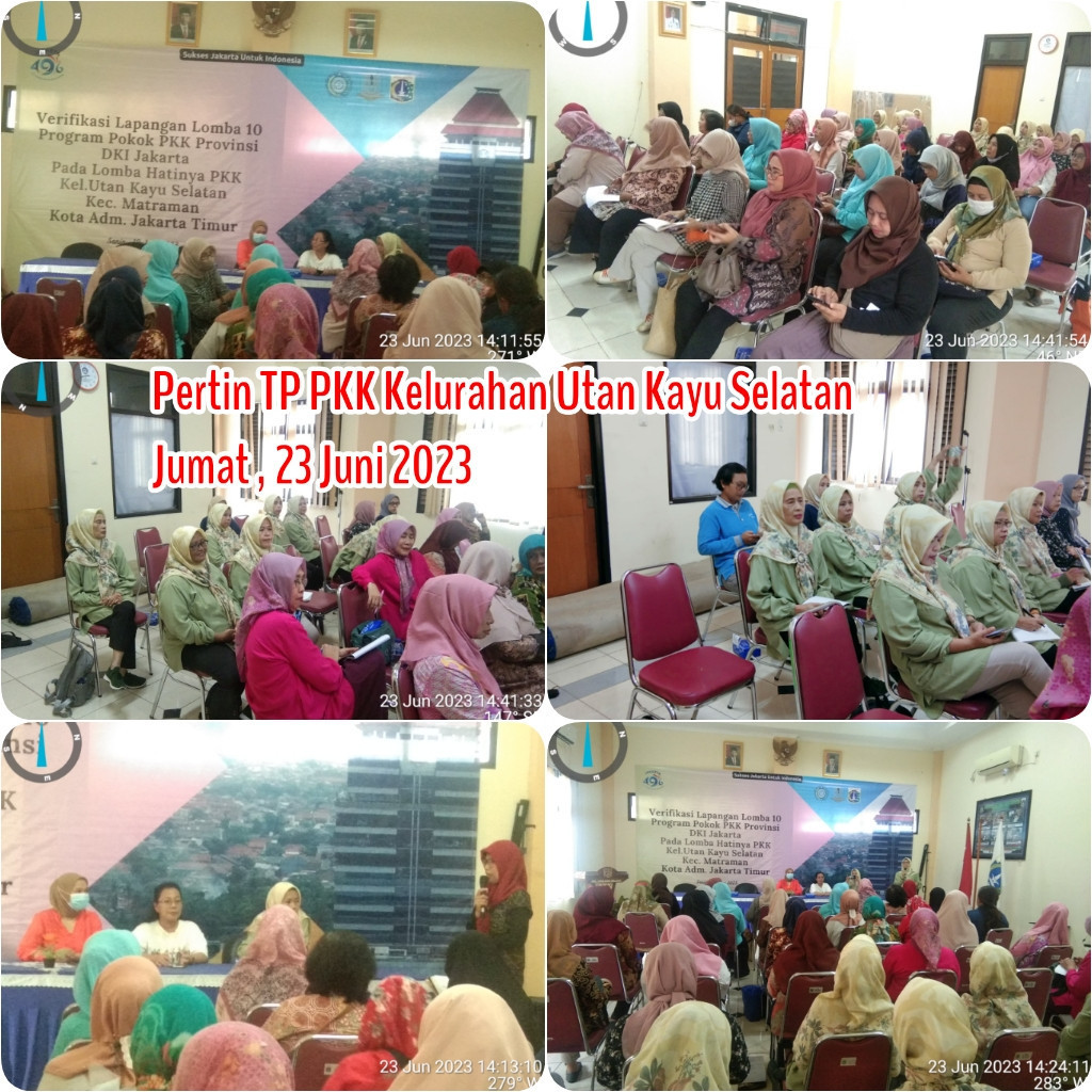 PERTIN TP PKK Kel. Utan Kayu Selatan