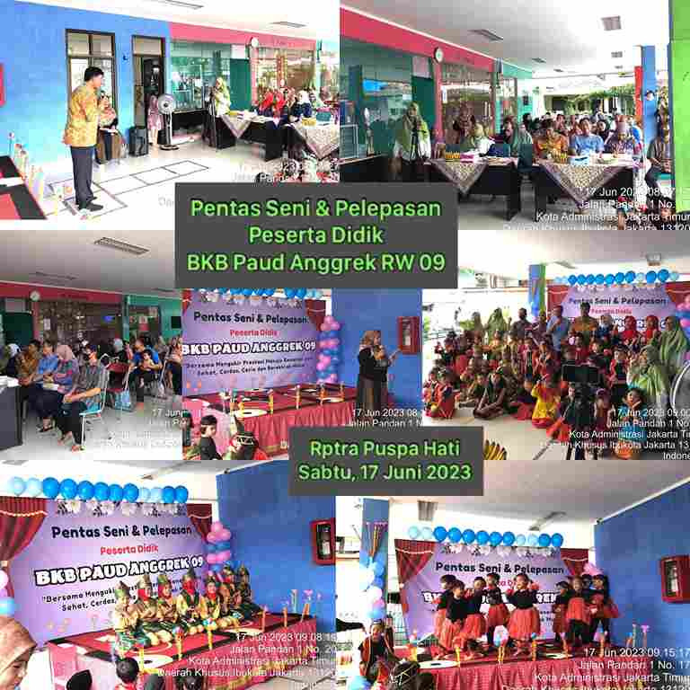 Pelepasan Murid BKB PAUD ANGGREK RW009