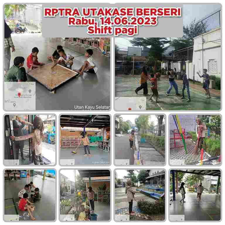 Piket Shift Pagi dan Shift Siang Pengelola RPTRA