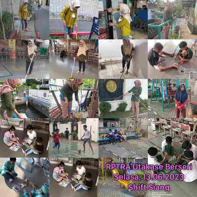 Piket Shift Pagi dan Shift Siang Pengelola RPTRA