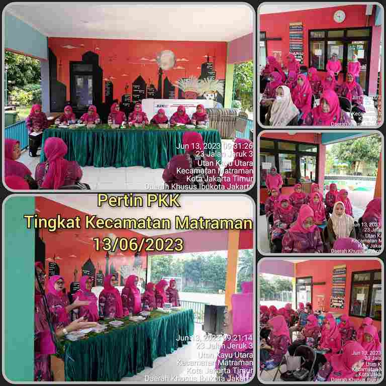 PERTIN TP PKK Kecamatan Matraman