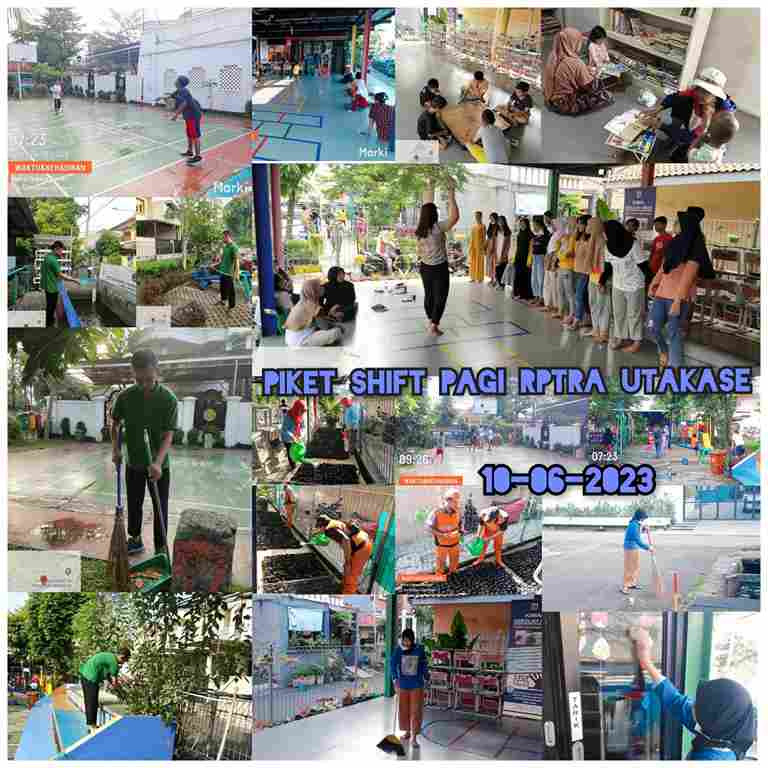 Piket Shift Pagi dan Shift Siang Pengelola RPTRA