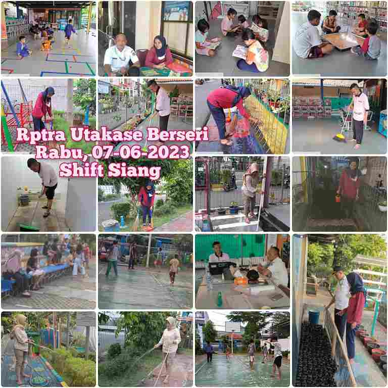 Piket Shift Pagi dan Shift Siang Pengelola RPTRA