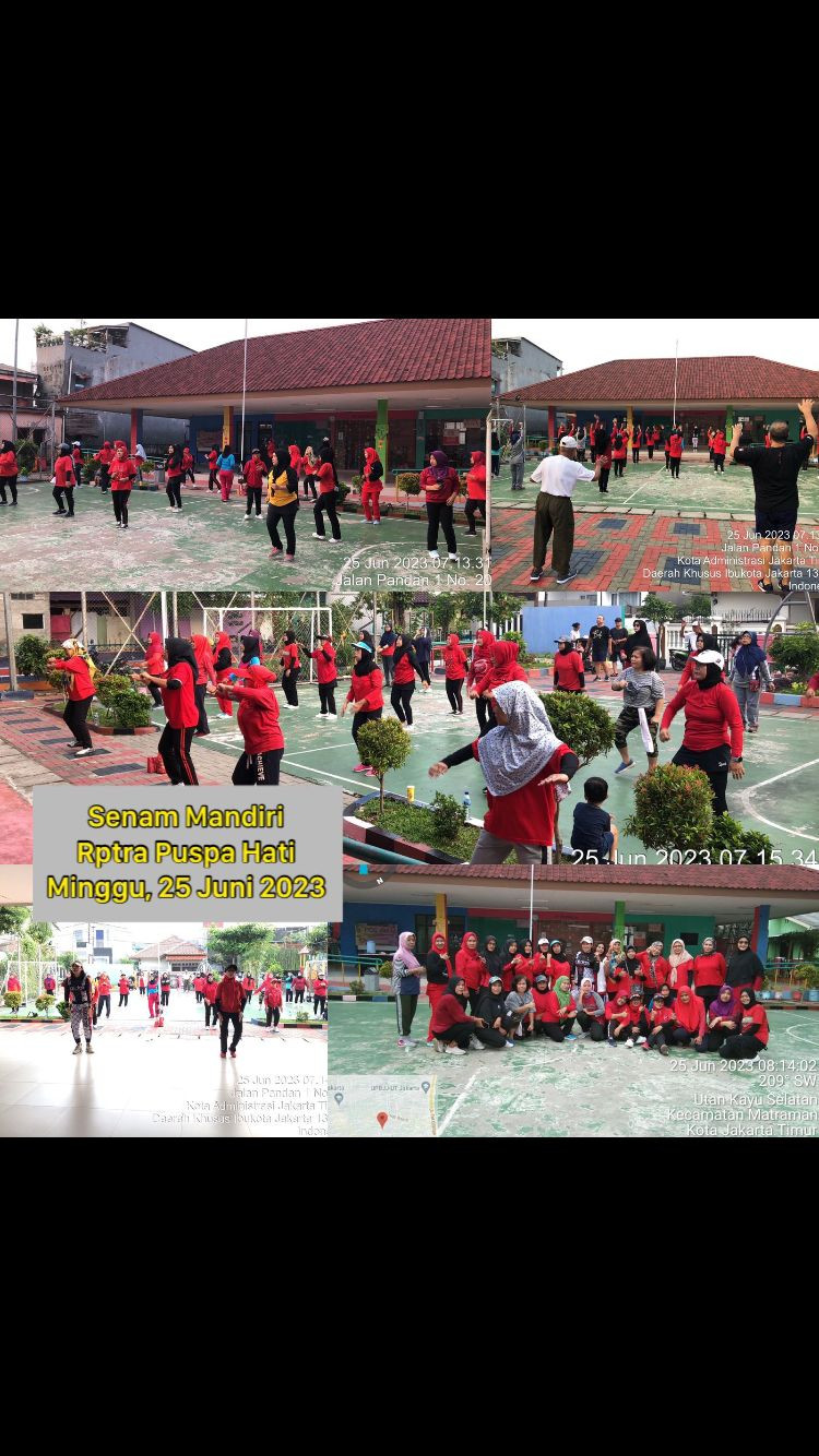 Senam Mandiri Warga RPTRA PUSPA HATI
