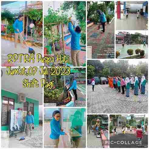 Piket dan Monitoring Pengelola Rptra UKS