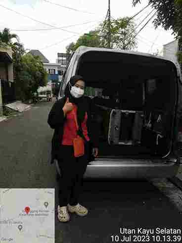 Pengambilan barang inventaris morinaga