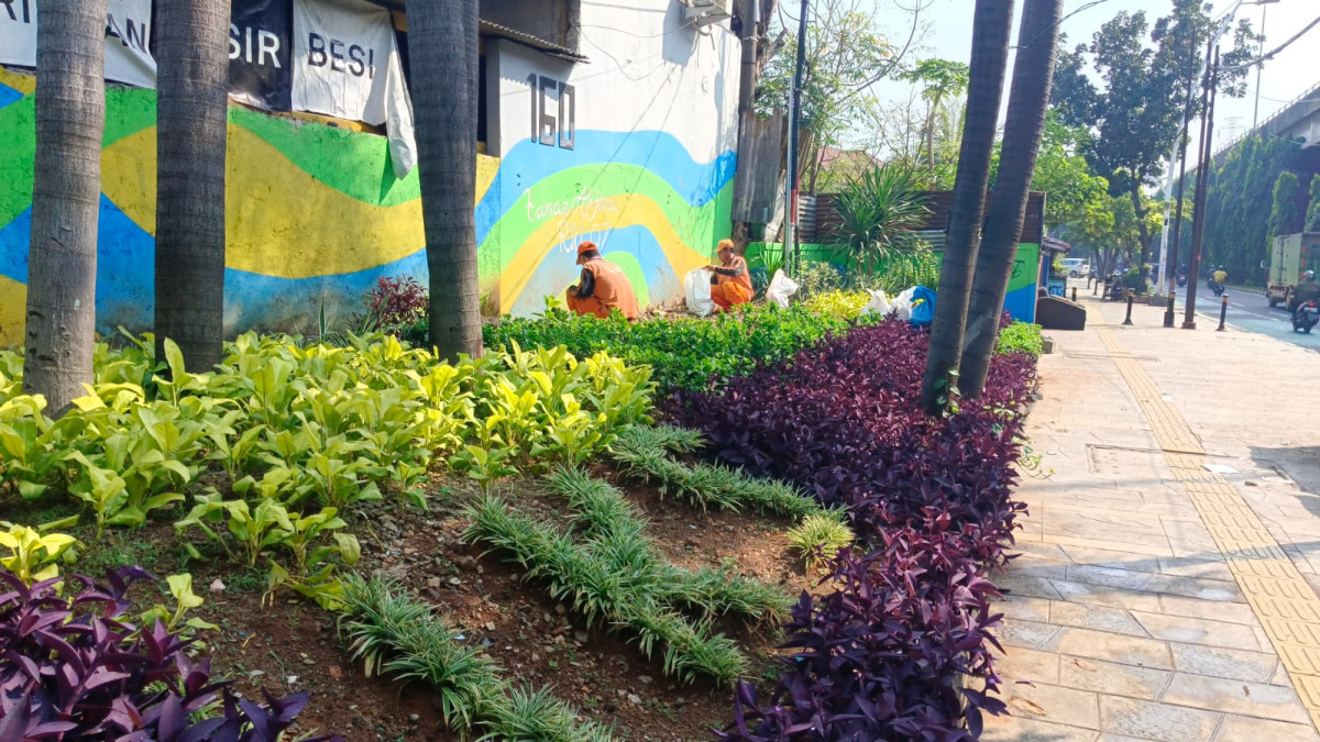 Monitoring Kebersihan taman RW 004