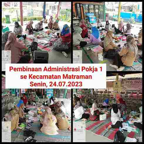 Pembinaan Buku Administrasi POKJA 1