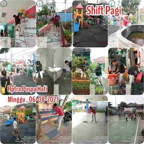 Piket Shift Pagi dan Shift Siang Pengelola RPTRA