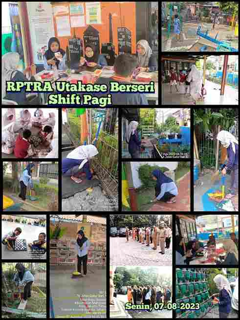 Piket Shift Pagi dan Shift Siang Pengelola RPTRA