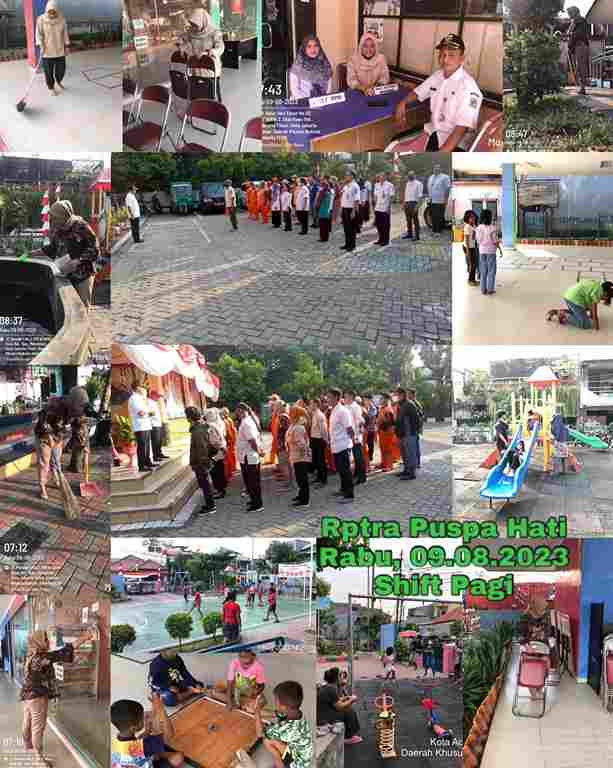 Piket Shift Pagi dan Shift Siang Pengelola RPTRA
