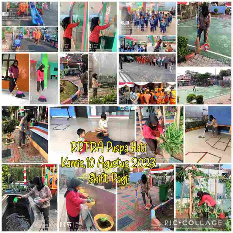 Piket Shift Pagi dan Shift Siang Pengelola RPTRA
