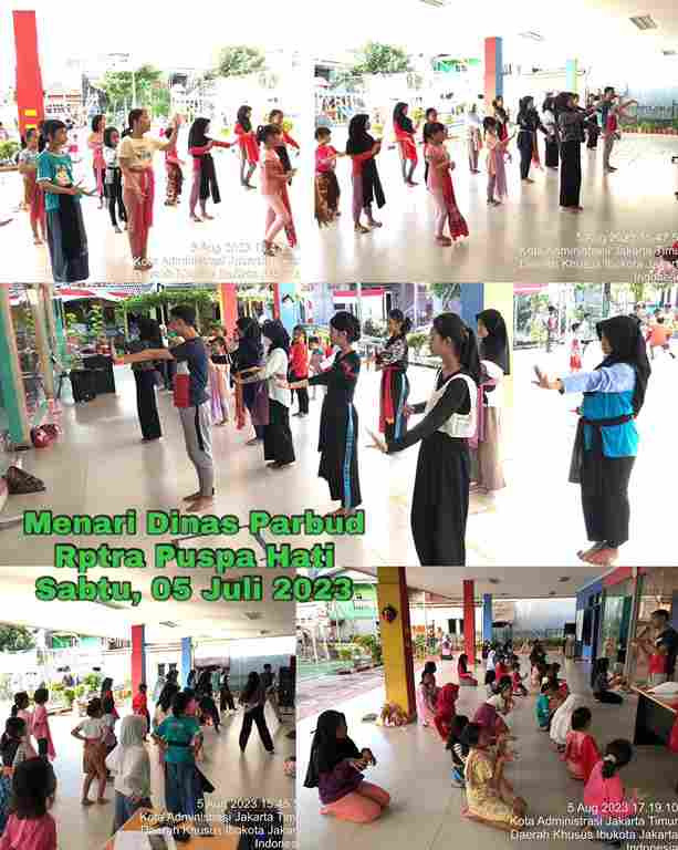 Kegiatan Pelatihan Menari