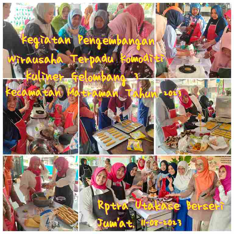 Kegiatan Pengembangan Wirausaha Terpadu Komoditi Kuliner
