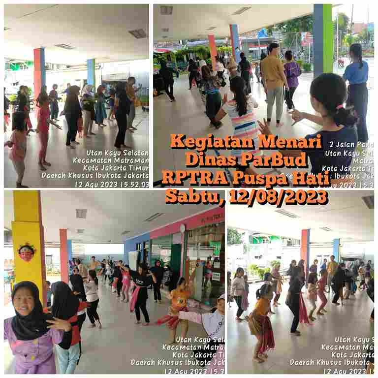 Kegiatan Pelatihan Menari