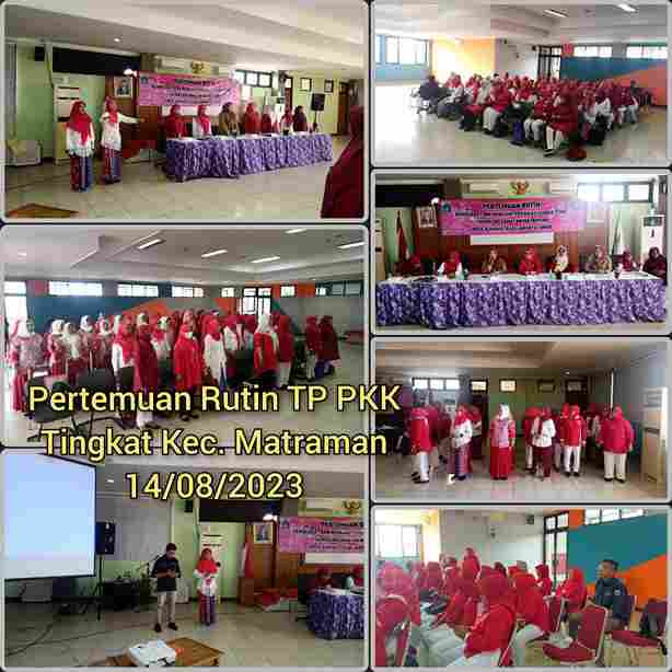 PERTIN TP PKK Kecamatan Matraman