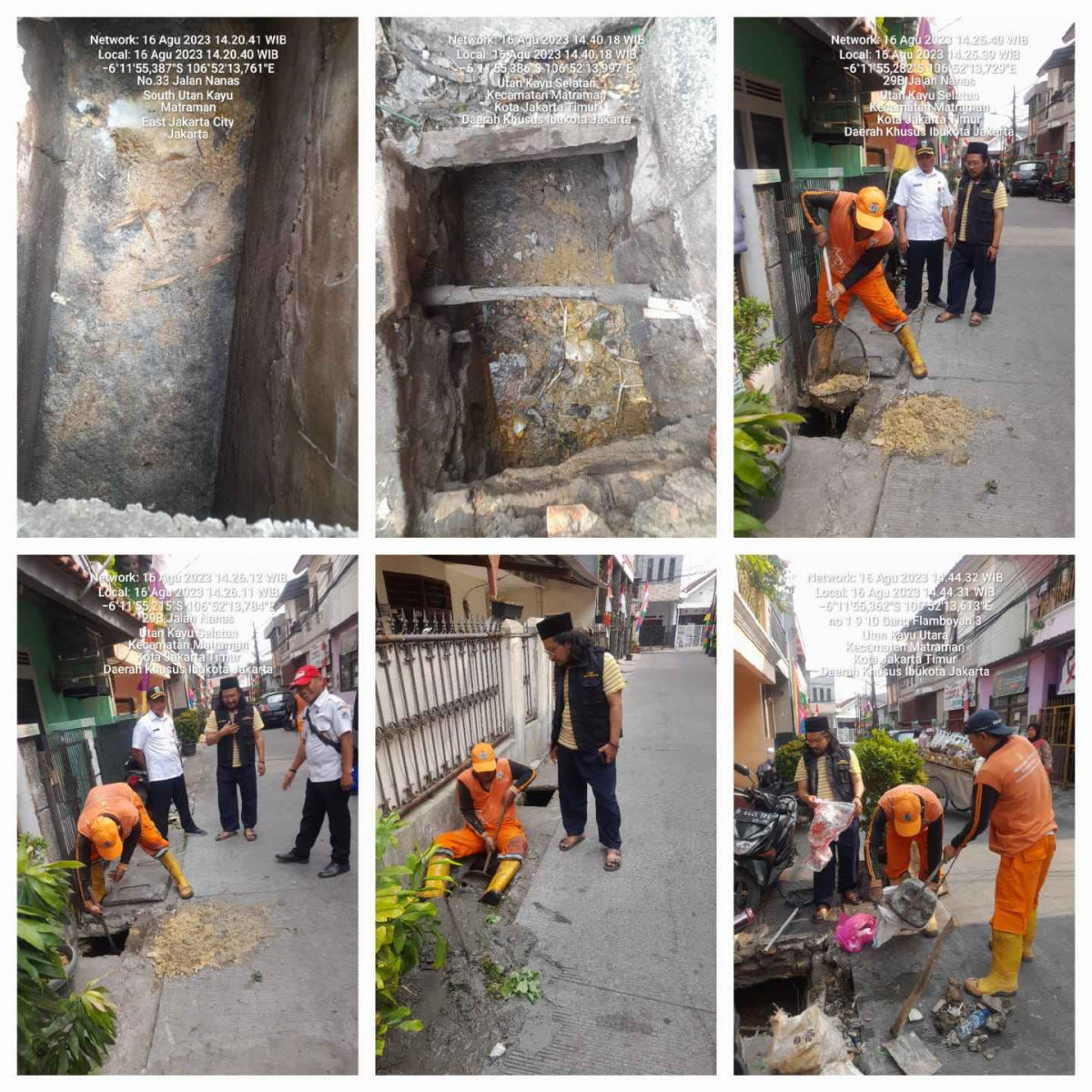 Tindaklanjuti  aduh masyarakat di Rt. 001/003