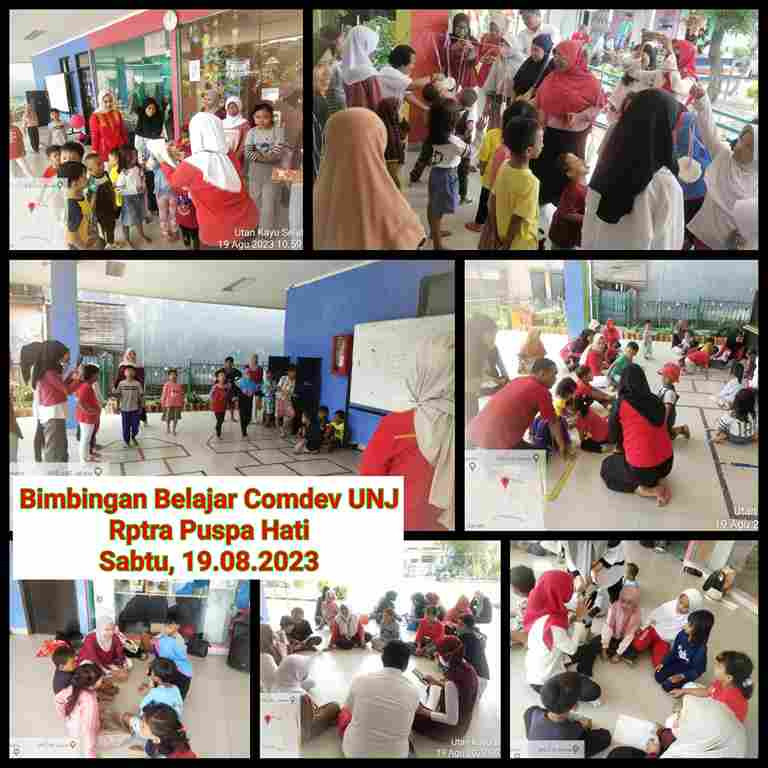 Bimbingan Belajar dari Mahasiswa Comdev UNJ