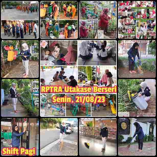 Piket Shift Pagi dan Shift Siang Pengelola RPTRA