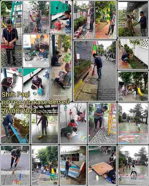 Piket Shift Pagi dan Shift Siang Pengelola RPTRA
