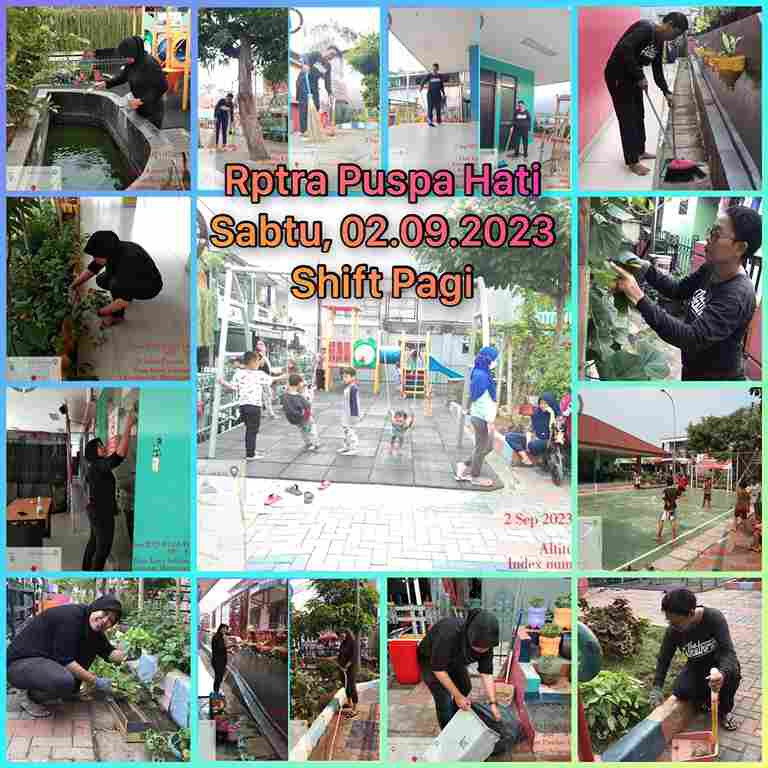 Piket Shift Pagi dan Shift Siang Pengelola RPTRA