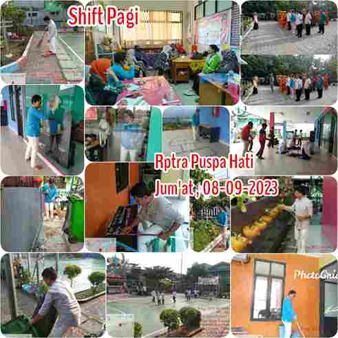 Piket Shift Pagi dan Shift Siang Pengelola RPTRA