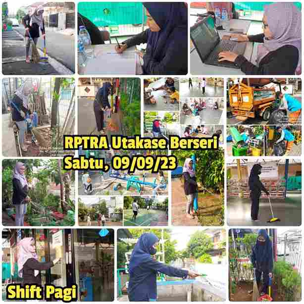 Piket Shift Pagi dan Shift Siang Pengelola RPTRA