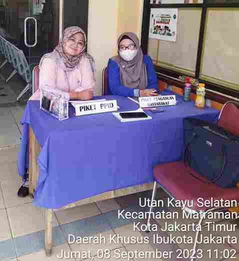 Pengaduan Masyarakat Kelurahan Utan Kayu Selatan