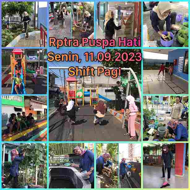 Piket Shift Pagi dan Shift Siang Pengelola RPTRA