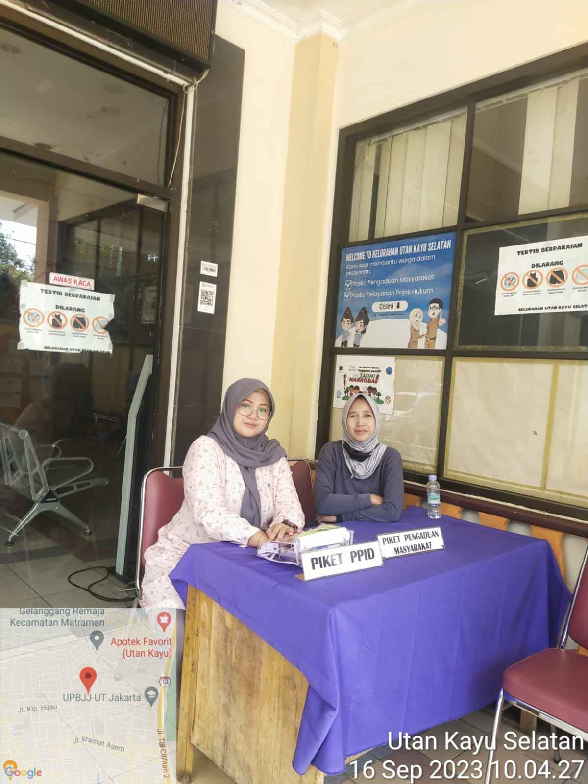 Pengaduan Masyarakat Kelurahan Utan Kayu Selatan