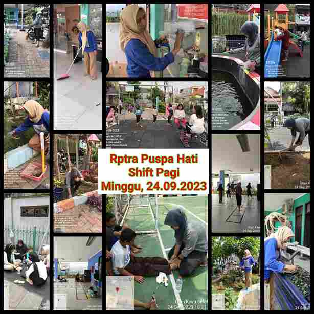 Piket Shift Pagi dan Shift Siang Pengelola RPTRA