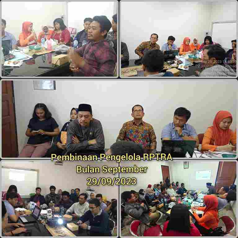 Pembinaan Pengelola RPTRA